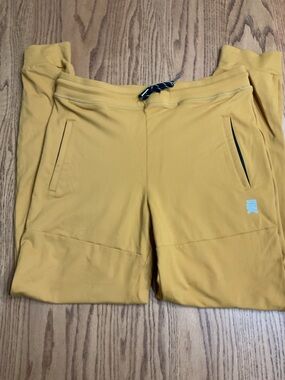 The Barbell Cartel Mustard Yellow Drawstring Athletic joggers size xxl